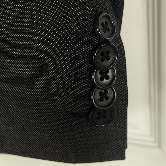 PERRY ELLIS  - MEN's CHARCOAL GREY SUIT - MODERN SLIM FIT (38S, PANTS 32S) - Picture 3 of 10